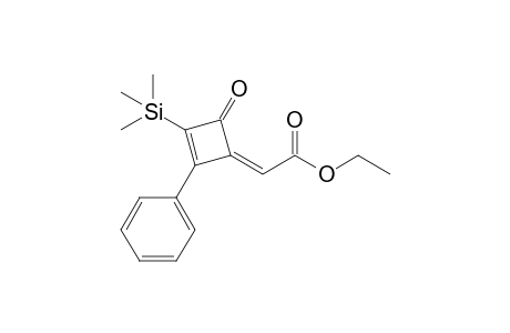 (Z)-4-(Ethoxycarbonylmethylene)-3-phenyl-2-trimethylsilylcyclobuten-1-one