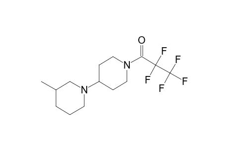 3-Methyl-1,4'-bipiperidine, N-pentafluoropropionyl-