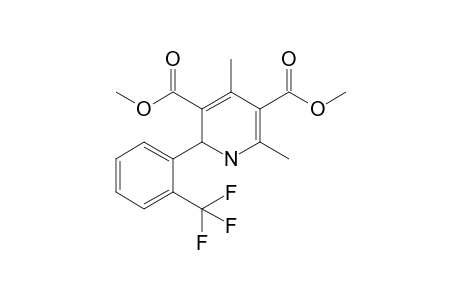 Dimethyl 1,2-dihydro-4,6-dimethyl-2-[2'-(trifluoromethyl)phenyl]pyridine-3,5-dicarboxylate