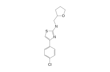 4-(p-chlorophenyl)-2-[(tetrahydrofurfuryl)amino]thiazole