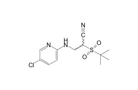 2-(tert-butylsulfonyl)-3-[(5-chloro-2-pyridyl)amino]acrylonitrile