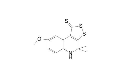 8-Methoxy-4,4-dimethyl-4,5-dihydro-1H-[1,2]dithiolo[3,4-c]quinoline-1-thione