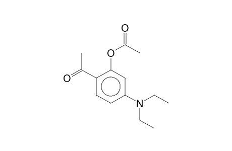 Acetic acid, 2-acetyl-5-diethylaminophenyl ester