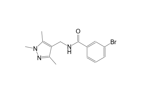 3-bromo-N-[(1,3,5-trimethyl-1H-pyrazol-4-yl)methyl]benzamide