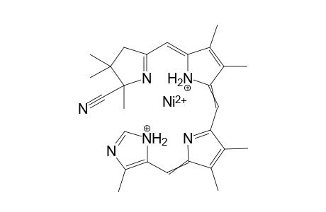 (17,18,19,24-Tetrahydro-3,7,8,12,13,18,18,19-octamethyl-22H-2-azabilin-19-carbonitrilato)nickel(II)