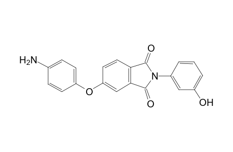 1H-isoindole-1,3(2H)-dione, 5-(4-aminophenoxy)-2-(3-hydroxyphenyl)-