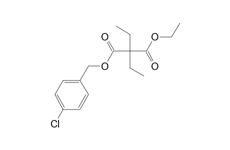 Diethylmalonic acid, 4-chlorobenzyl ethyl ester