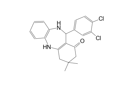 1H-dibenzo[b,e][1,4]diazepin-1-one, 11-(3,4-dichlorophenyl)-2,3,4,5,10,11-hexahydro-3,3-dimethyl-