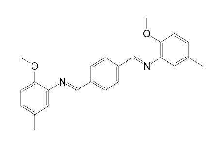 N,N'-(p-phenylenedimethylidyne)bis[5-methyl-o-anisidine]