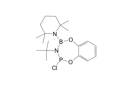 3-TERT.-BUTYL-2-CHLOROO-3,4-DIHYDRO-4-(2,2,6,6-TETRAMETHYLPIPERIDINO)-2H-1,5,3,2,4-BENZODIOXAZAPHOSPHABOREPIN