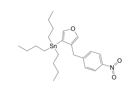 4-(p-Nitrobenzyl)-3-(tributylstannyl)furan