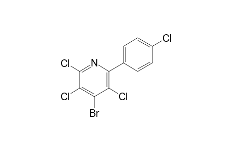 4-Bromo-2,3,5-trichloro-6-(4-chlorophenyl)pyridine