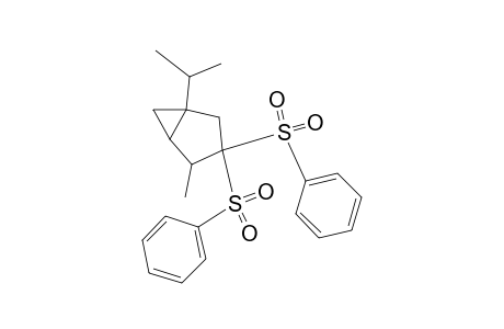 3,3-bis(Phenylsulfonyl)-4-methyl-1-(1'-methylethyl)bicyclo[3.1.0]hexane