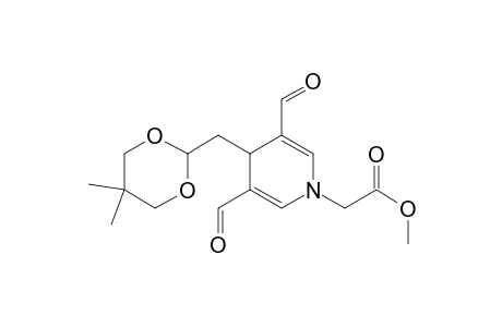 1(4H)-Pyridineacetic acid, 4-[(5,5-dimethyl-1,3-dioxan-2-yl)methyl]-3,5-diformyl-, methyl ester