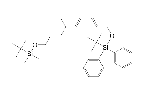 4,14-dioxa-3,15-disilaheptadeca-6,8-diene,10-ethyl-2,2,15,15,16,16-hexamethyl-3,3-diphenyl(E,E)-(+-)-