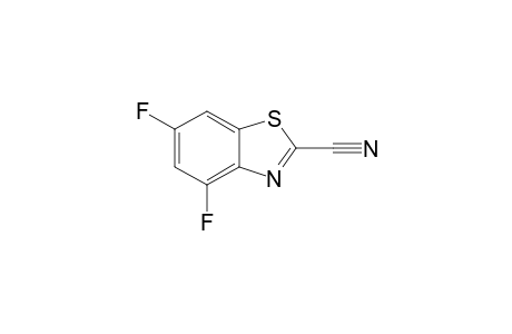 4,6-bis(fluoranyl)-1,3-benzothiazole-2-carbonitrile