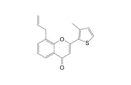 2-(3'-Methyl-2'-thienyl)-8-allylbenzopyran-4-one