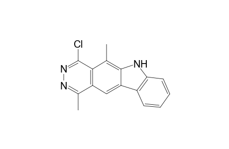 4-Chloro-1,5-dimethyl-6H-pyridazino[4,5-b]carbazole