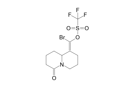 9-([BROMO-E-(TRIFLUOROMETHYLSULFONYL)-OXY]-METHYLIDENE)-OCTAHYDRO-4H-QUINOLIZIN-4-ONE