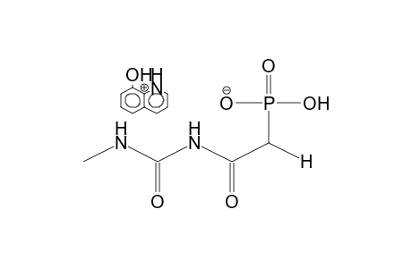 2-N-(N-Methylureido)-2-oxoethylphosphonic acid, 8-hydroxyquinoliniumsalt