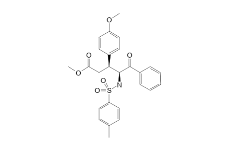 (3S,4S)-methyl 3-(4-methoxyphenyl)-4-(4-methylphenylsulfonamido)-5-oxo-5-phenylpentanoate