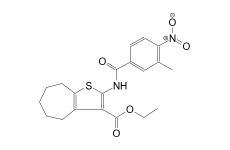4H-cyclohepta[b]thiophene-3-carboxylic acid, 5,6,7,8-tetrahydro-2-[(3-methyl-4-nitrobenzoyl)amino]-, ethyl ester