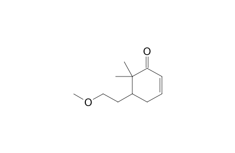5-(2-METHOXYETHYL)-6,6-DIMETHYLCYCLOHEX-2-ENONE