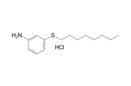 m-(octylthio)aniline, hydrochloride