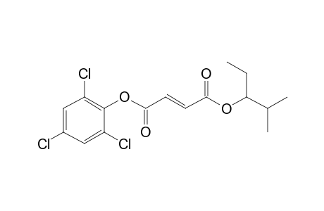 Fumaric acid, 2,4,6-trichlorophenyl 2-methylpent-3-yl ester