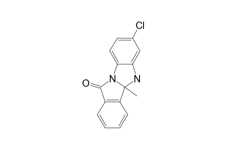 7-CHLORO-4B,5-DIHYDRO-4B-METHYL-11H-ISOINDOLO-[2,1-A]-BENZIMIDAZOL-11-ONE