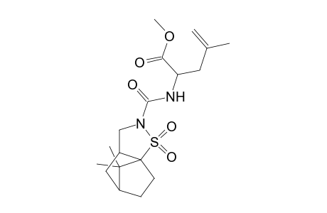 Methyl 2-(n-((bornane-10,2-sultam)-12-carbamoyl)amino)-4-methyl-4-pentenoate