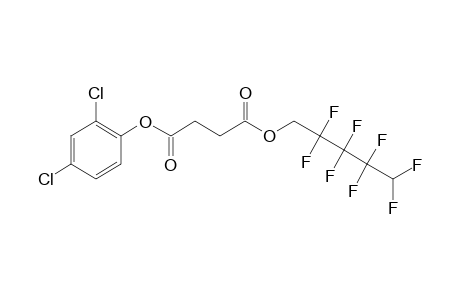 Succinic acid, 2,2,3,3,4,4,5,5-octafluoropentyl 2,4-dichlorophenyl ester