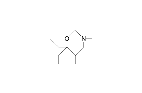 6,6-DIETHYL-5-METHYL-N-METHYLTETRAHYDRO-1,3-OXAZIN