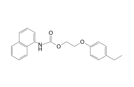 1-naphthalenecarbamic acid, 2-(p-ethylphenoxy)ethyl ester