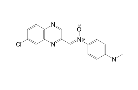 alpha-(7-chloro-2-quinoxalinyl)-N-[p-(dimethylamino)phenyl]nitrone