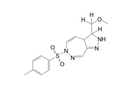 3-(methoxymethyl)-2,3,3a,6-tetrahydro-6-(p-tolylsulfonyl)pyrazolo[3,4-d][1,2]diazepine