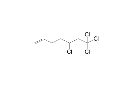 5,7,7,7-Tetrachloro-1-heptene
