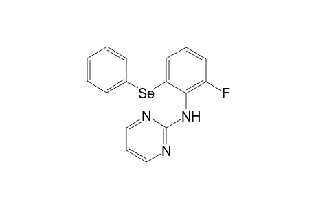 N-{2-Fluoro-6-(phenylselanyl)phenyl}pyrimidin-2-amine