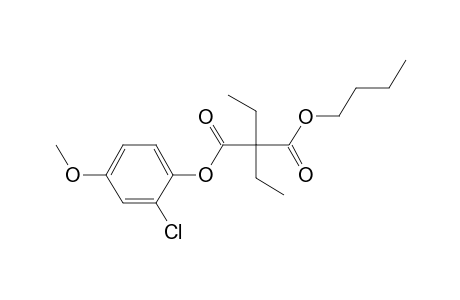 Diethylmalonic acid, butyl 2-chloro-4-methoxyphenyl ester