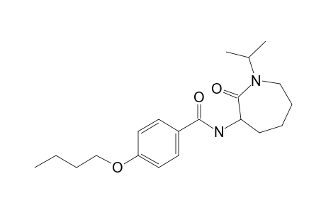 4-Butoxy-N-(1-isopropyl-2-oxoazepan-3-yl)benzamide