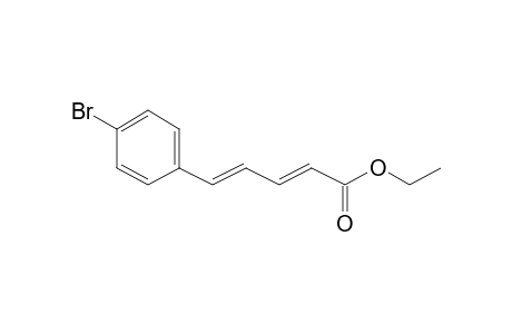 5-[p-Bromophenyl]-2,4-pentadienoic acid ethyl ester