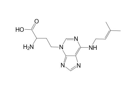 3-(L-3-Amino-3-carboxypropyl)-6-(3,3-dimethylallylamino)purine