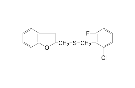2-{[(2-chloro-6-fluorobenzyl)thio]methyl}benzofuran