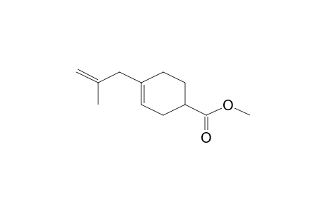 1-Cyclohexene-4-carboxylic acid, 1-(2-methyl-2-propenyl)-, methyl ester