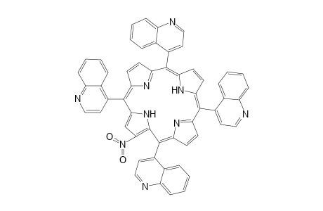 Meso-2-nitro-5,10,15,20-tetra(4-quinolinyl)porphyrin