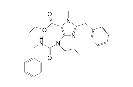 2-(benzyl)-5-(benzylcarbamoyl-propyl-amino)-3-methyl-imidazole-4-carboxylic acid ethyl ester