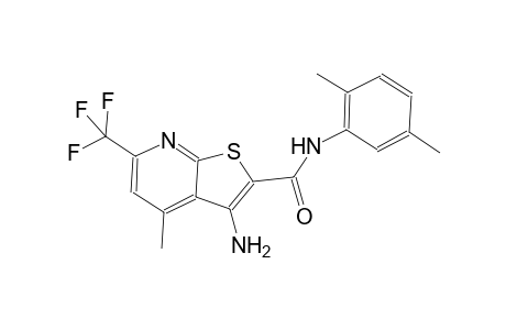 3-amino-N-(2,5-dimethylphenyl)-4-methyl-6-(trifluoromethyl)thieno[2,3-b]pyridine-2-carboxamide