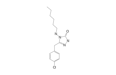 3-(PARA-CHLOROBENZYL)-4-HEXYLAMINO-5-OXO-4,5-DIHYDRO-[1,2,4]-TRIAZOLE