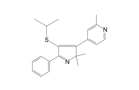 4-[2,2-dimethyl-4-(isopropylhtio)-5-phenyl-2H-pyrrol-3-yl]-2-picoline