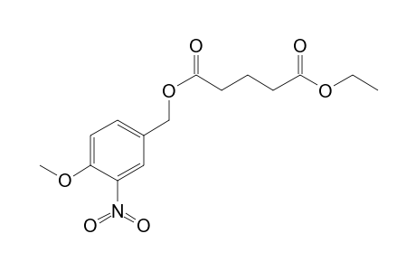 Glutaric acid, ethyl 3-nitro-4-methoxybenzyl ester